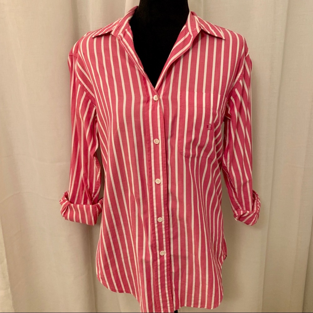 Ralph Lauren pink button down